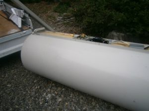 電気温水器取替工事 撤去後