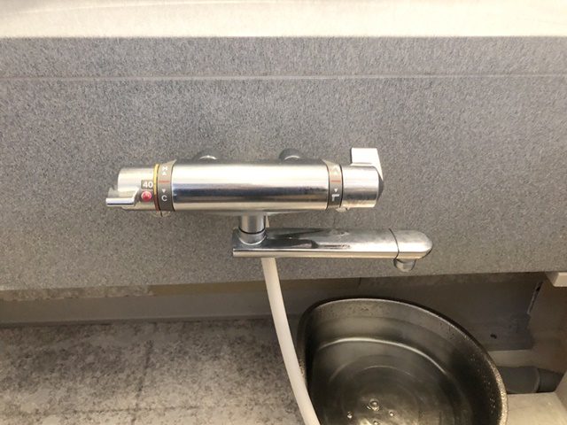 既設の浴室シャワー水栓