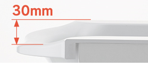 やさしく腕をサポート 車いす対応洗面（居室向け）