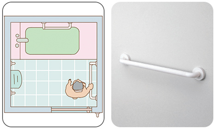 水まわり用車いす