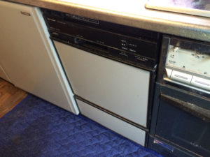 ビルトイン食洗機取替工事(名古屋市千種区清住町)施工前