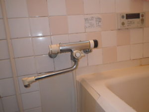 浴室水栓取替工事（神奈川県横須賀市粟田） 施工前