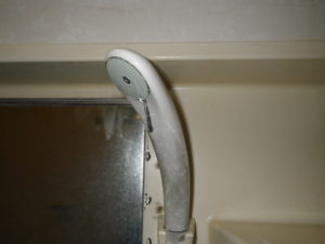 浴室水栓取替工事（横浜市都筑区） 施工前シャワー