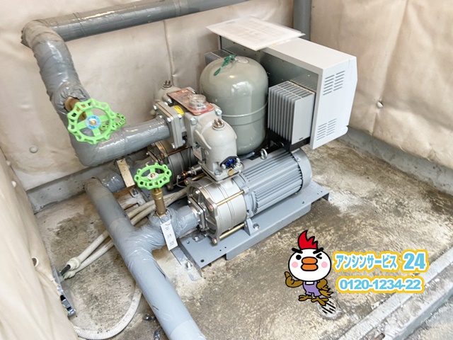 名古屋市守山区給水加圧ポンプ取替工事（テラルNX-VFC402-2）