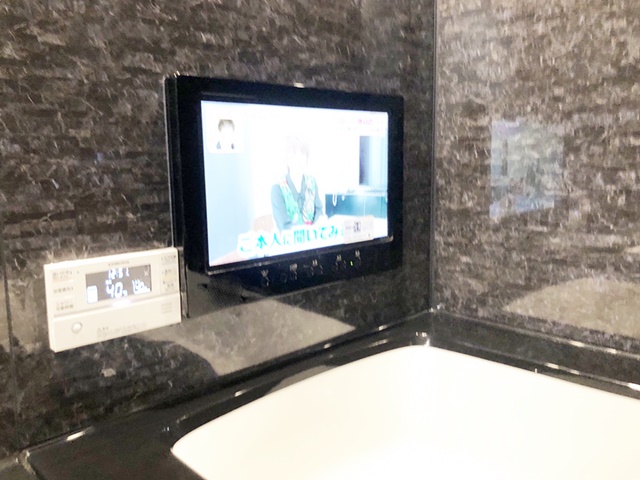 西尾市浴室テレビ取付工事（ツインバードVB-BS228）