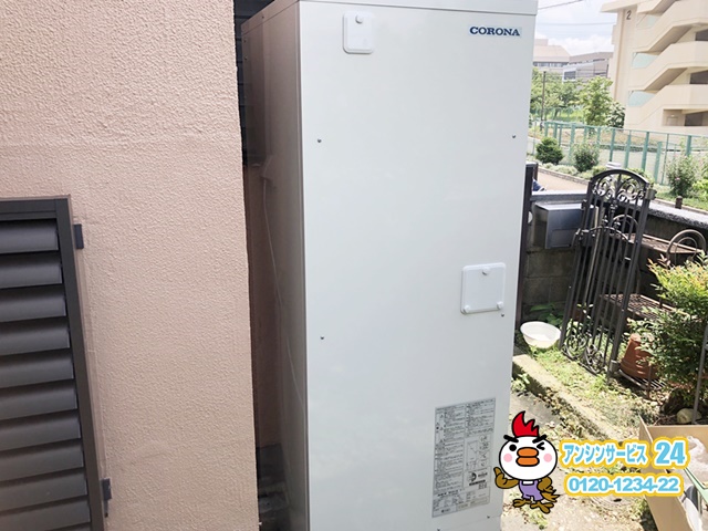 名古屋市千種区電気温水器取替工事（コロナUWH-37X1SA2U）