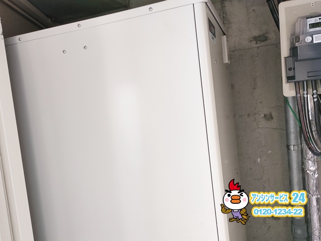 浜松市中区電気温水器交換工事（三菱SRT-J37WD5）
