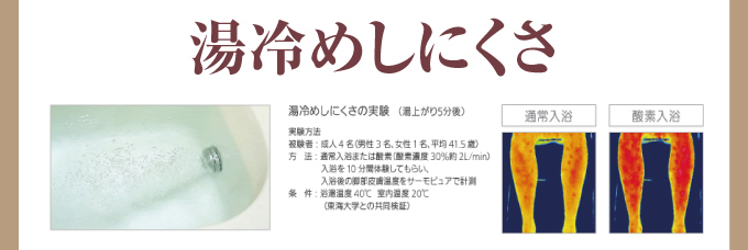 湯冷めのしにくさ