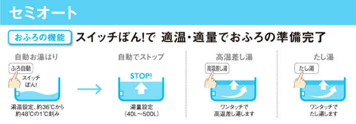 セミオート 電気温水器