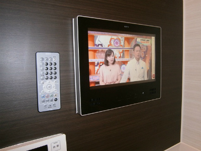 浴室テレビ【工事費込】浴室テレビ ツインバード VB-BS229B 22V型 